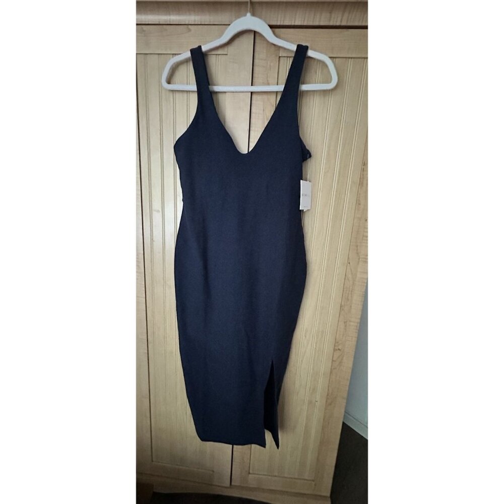 Beyond Yoga Womens Activewear Sleeveless V-Neck Tank Dress Navy Blue Size M $122 - Picture 9 of 9
